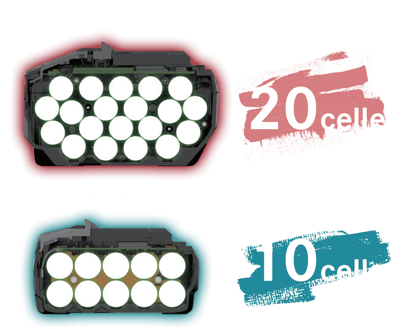 Tabless accu BL4040F aantal cellen
