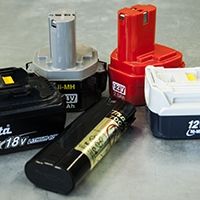 Verschillende Makita accu's