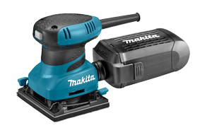 De Makita BO4555K 230 V Vlakschuurmachine