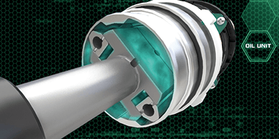 Visueel voorbeeld van hoe Soft Impact werkt met oliedruk